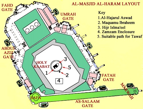 Layout of Masjid al-Haram at Makkah | a sane voice in a mad world | Flickr