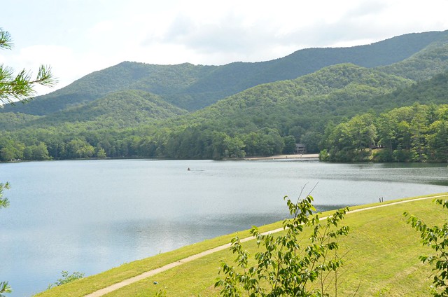 Douthat State Park offers many of those outdoor activities we crave,like swimming, paddling, hiking and mountain biking
