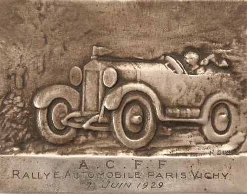 1929 Paris Vichy Auto Club Medal obverse