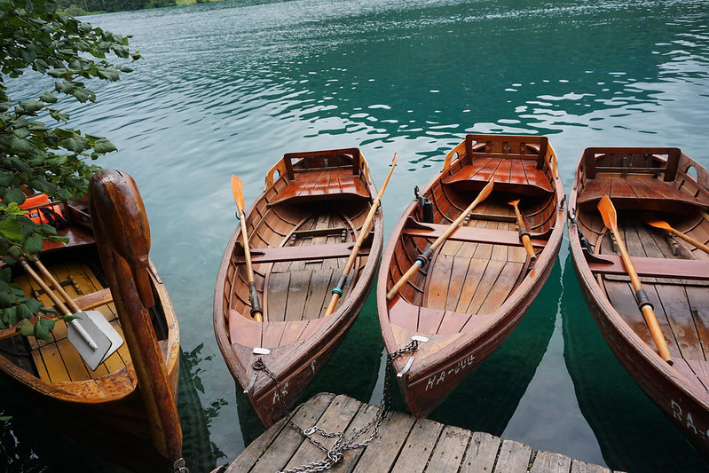 Lake Bled boats