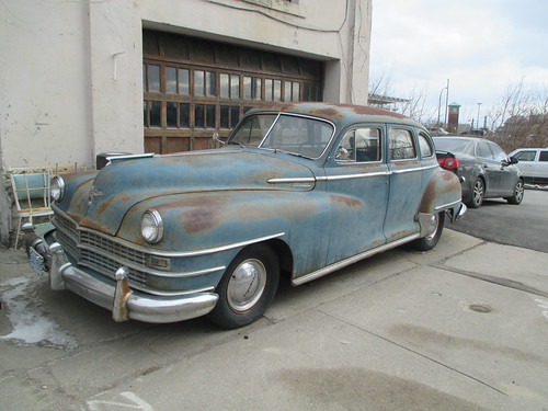 Old car on Mowat Avenue, Liberty Village