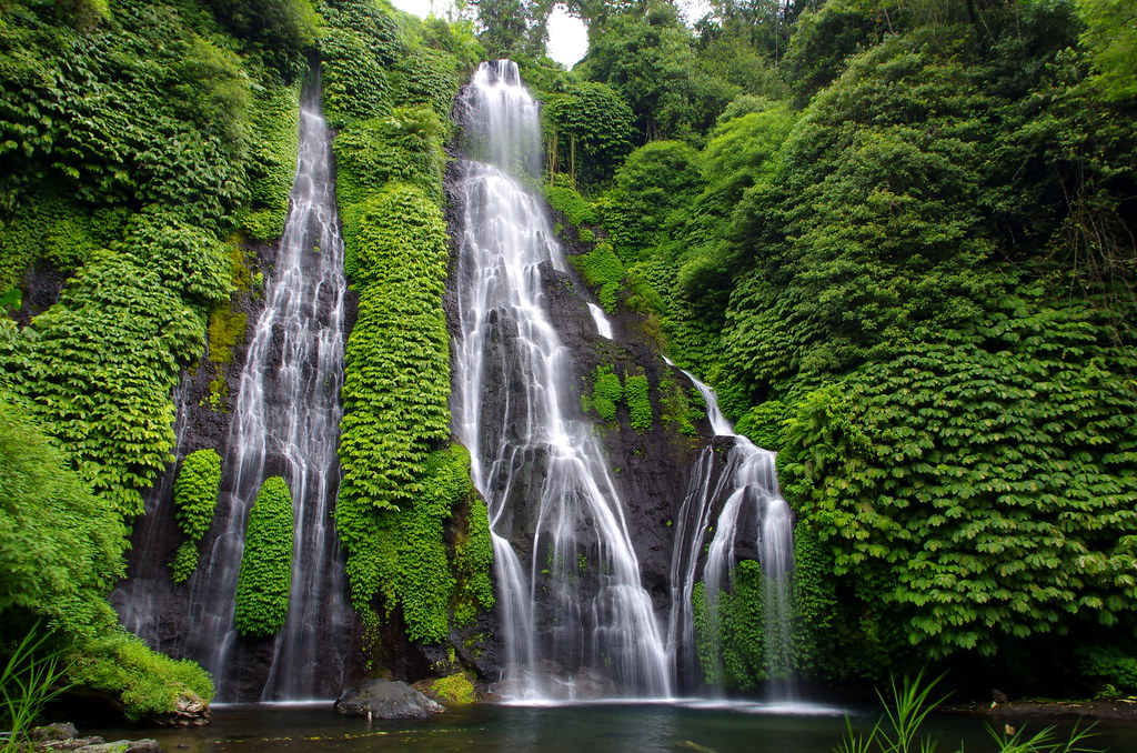 Banyumala Waterfall  Also Called Air Terjun Tirta Kuning 