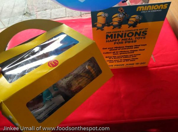 Minions at Mcdo by Jinkee Umali of www.foodsonthespot.com