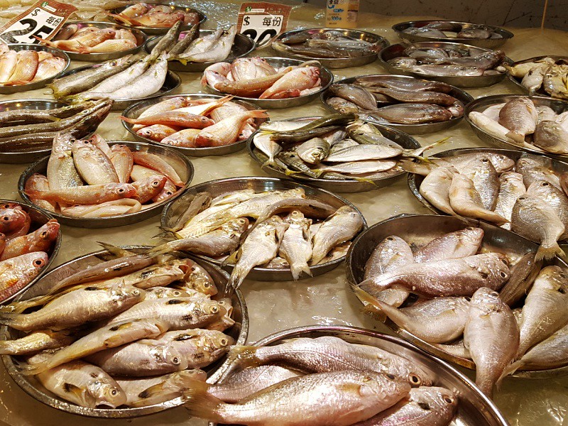 Fish market Hong Kong