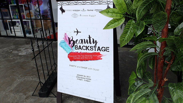 beauty backstage event