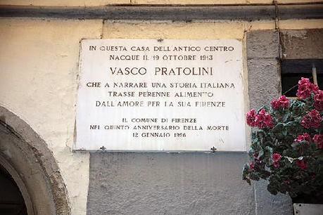 Vasco Pratolini Firenze targa