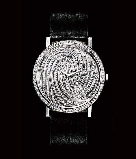  Piaget Altiplano fingerprint platinum diamond watch