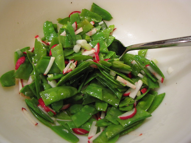 Snow Pea & Radish Salad
