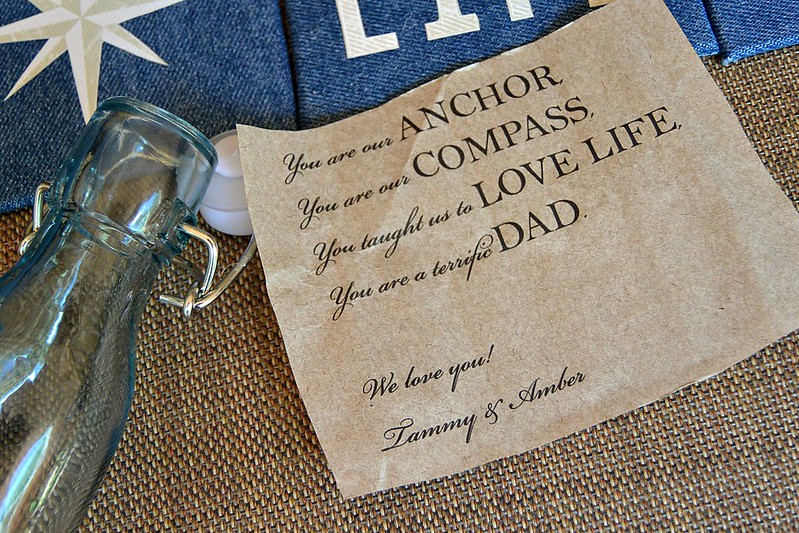 Message in a bottle for Father's Day