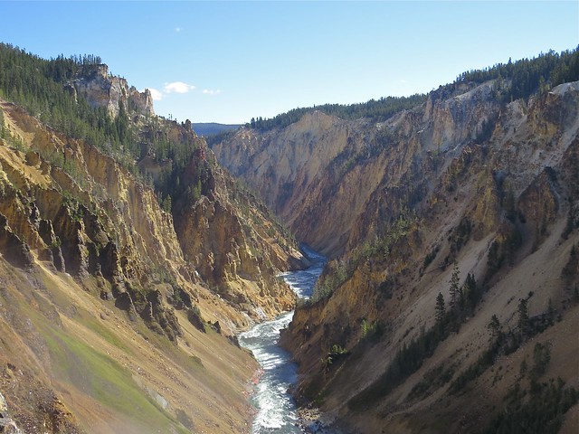 The Grand Canyon of Yellowstone at Yellowstone National Park in Park County, WY 03