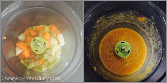 Mixed Vegetable Soup for Babies - step 2