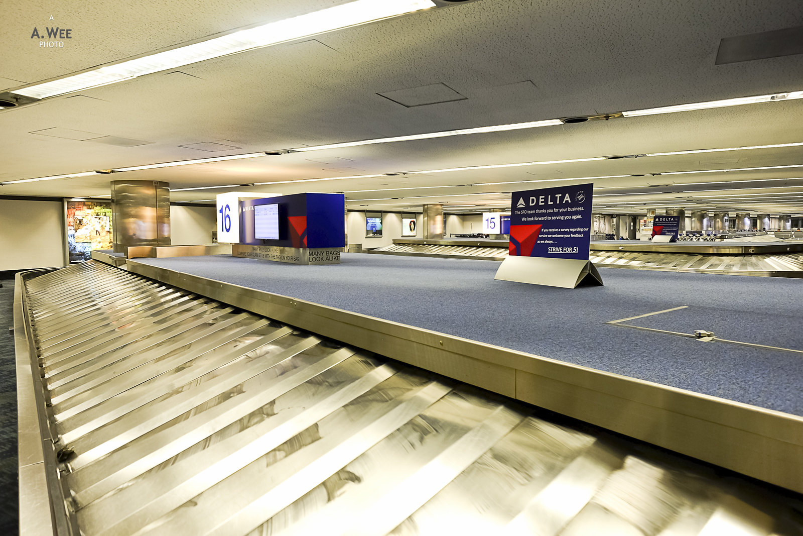 Seattle Airport Alaska Baggage Claim IUCN Water