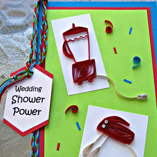Retro Bridal Shower Card - Design by Ann Martin 