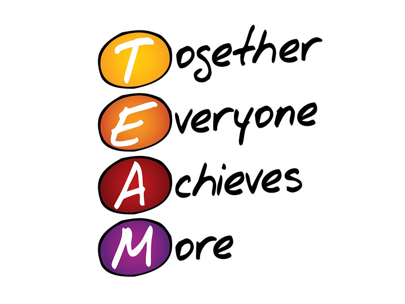 TEAM = Together Everyone Achieves More