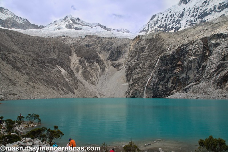Alcanzando aguas turquesas de la Laguna 69. PN Huascarán - Por el norte de PERÚ. De los glaciares a la selva (15)