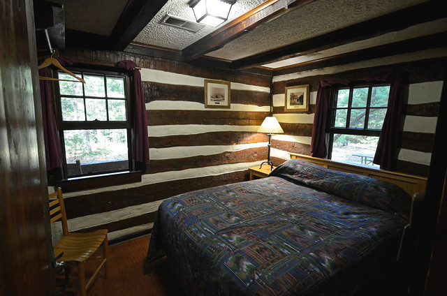 CCC-built cabin 14 is a 2 bedroom cabin at Douthat State Park in Virginia