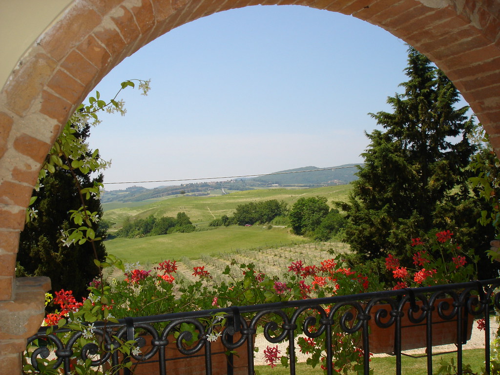 Beautiful Balcony View | Villa in Tuscany, Italy | Flickr