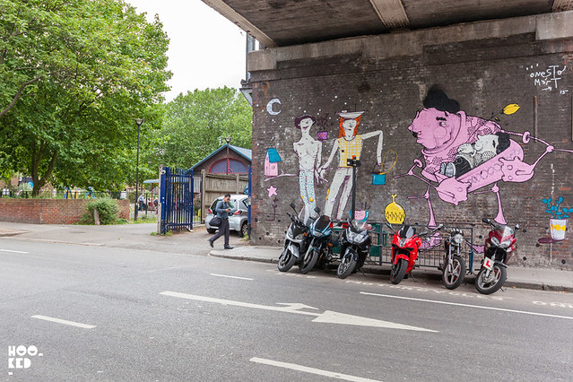Camden Street Art, artists Onesto and Mart Aire's new mural