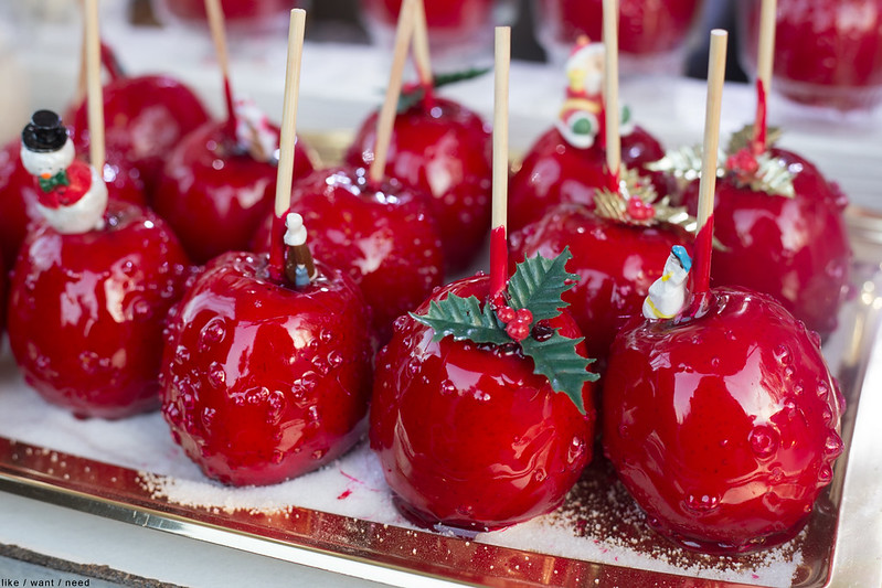 Candy Apples, Christmas Market