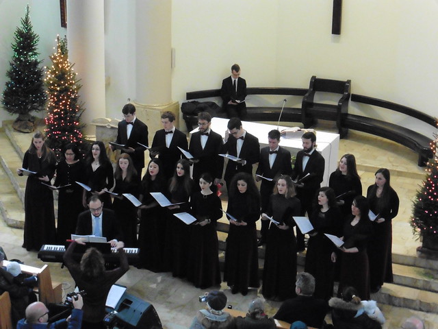 Natolin Choir at the 7th Annual Christmas Carols Concert "Non degu, non?" in Warsaw.18 January 2017