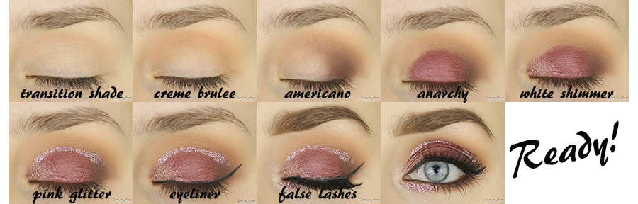 6 glitter crease eye makeup ideas tutorial pink glitter pink orange mauve red eye makeup tutorial ideas