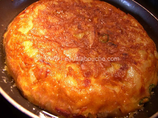 Tortilla de Patates au Chorizo & Piments © Ana Luthi Tous droits réservés 12