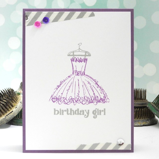 Birthday Girl by Jennifer Ingle #JustJingle #stamplorations #cards