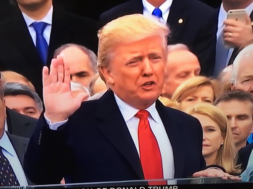 Donald Trump oath taking