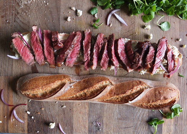 Steak and Boursin Sandwich