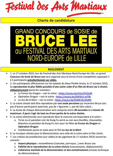 Charte du Concours de Sosie de Bruce Lee-1