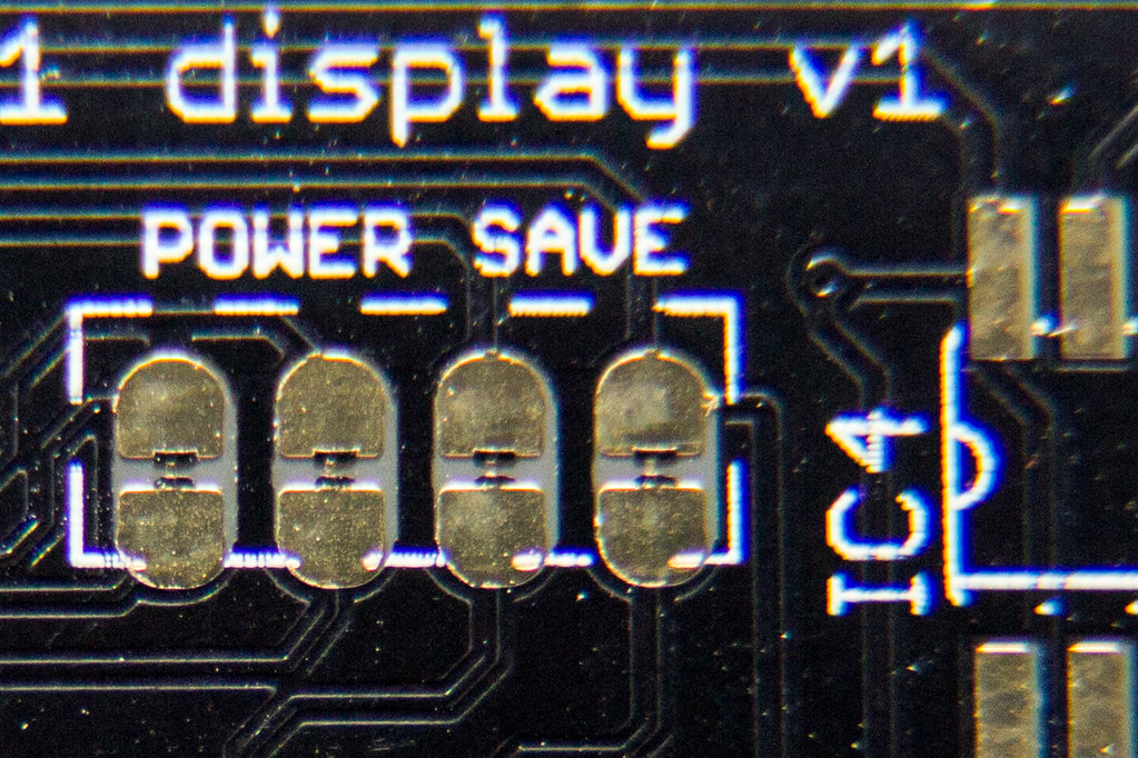 Tiny bit of correctly placed solder mask