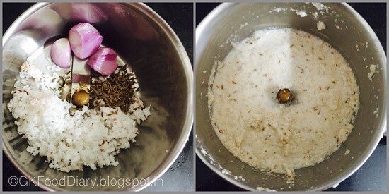 South Indian Potato Roast - preparation step