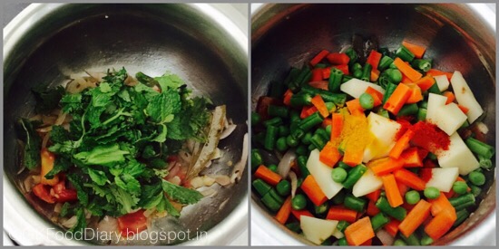 Vegetable Biryani - step 2