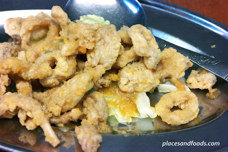 restoran wong poh salted duck egg calamari rings