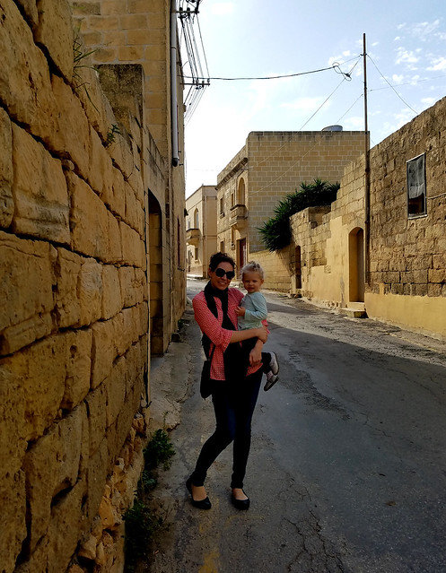 Millie and I on the island of Gozo.