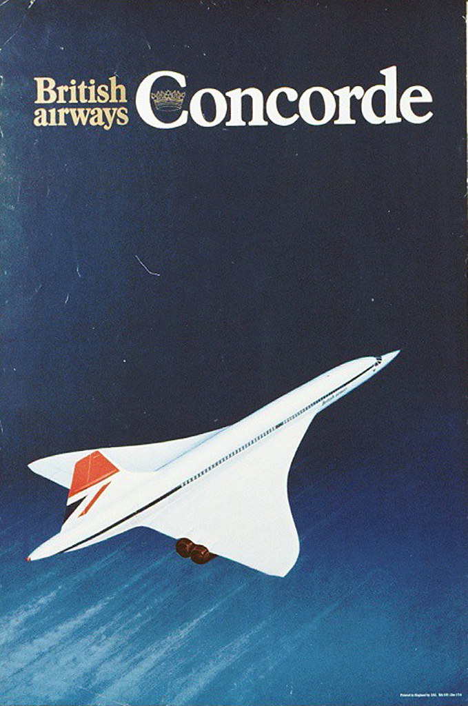 British Airways Concorde Poster | Poster from the Don Thomas… | Flickr