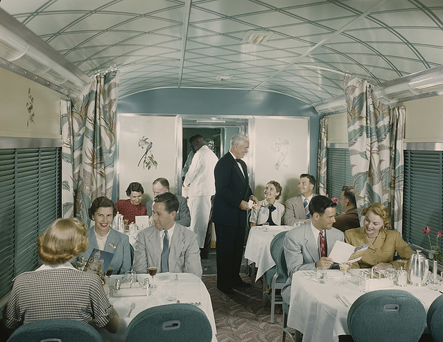 Southern Pacific Sunset Limited Diner, Budd Company, from SMU Collections, Flickr