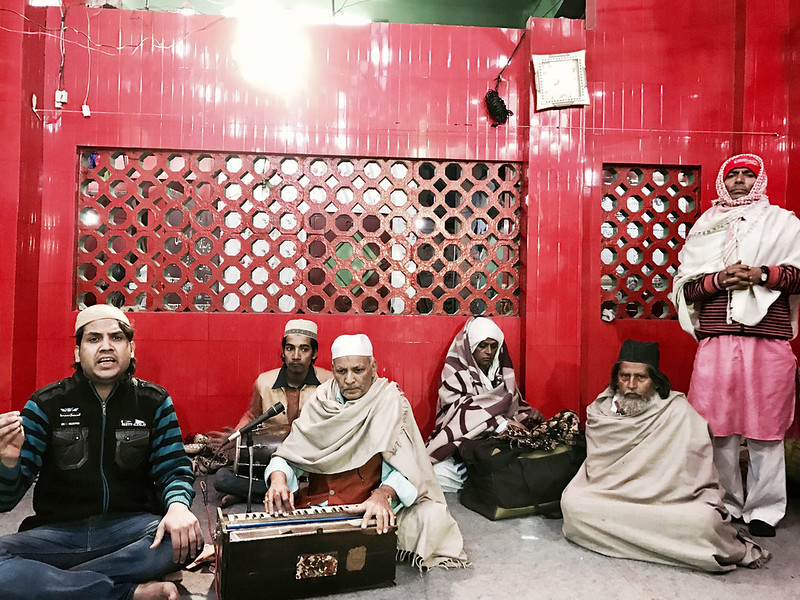 City Moment - The Homeless Person Sleeping Through Sufi Songs, Hazrat Sarmad Shahid's Dargah