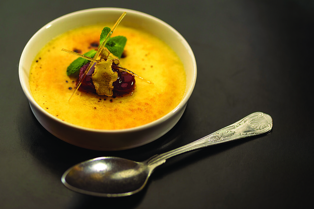 Rhubarb and Ginger Crème Brûlée From The New Irish Table: Recipes from Ireland’s Top Chefs