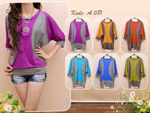  Baju  Blouse Cantik A081 Baju  Blouse Cantik A081 Minimum 