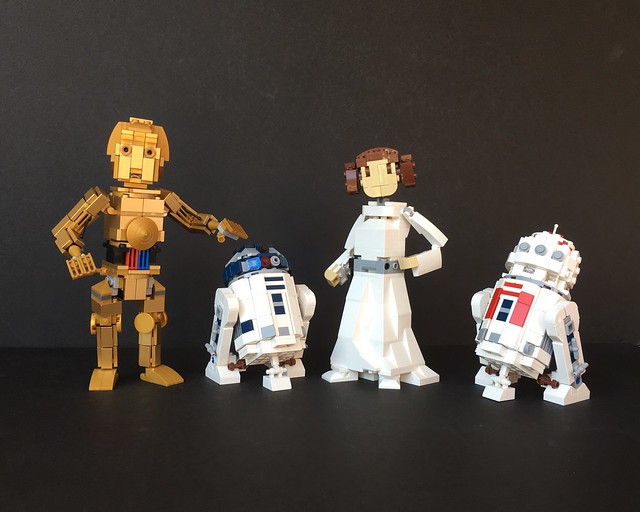 Three droids and a Princess