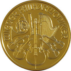 Vienna Philharmonic bullion coin reverse