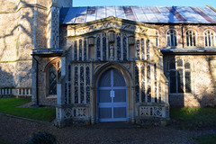 south porch: late afternoon sunshine in winter