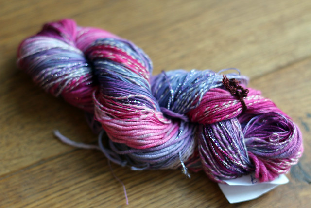 Hand dyed yarn by Sarah Cage