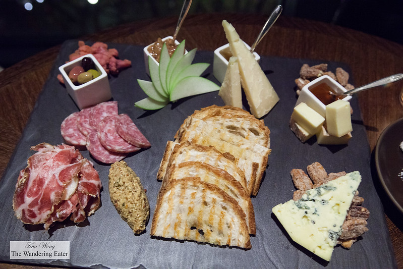 Large charcuterie and cheese platter