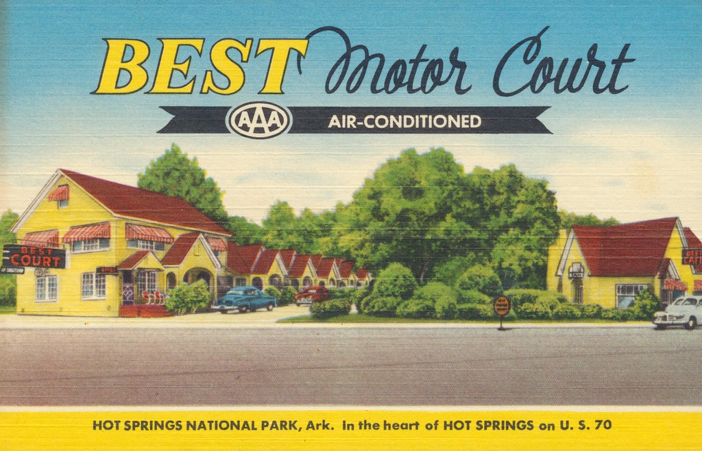 Best Motor Court - Hot Springs National Park, Arkansas
