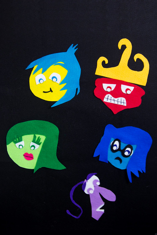 Inside Out Felt Characters