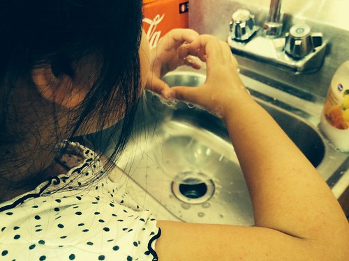 Janice Making Bubbles (June 29 2014)