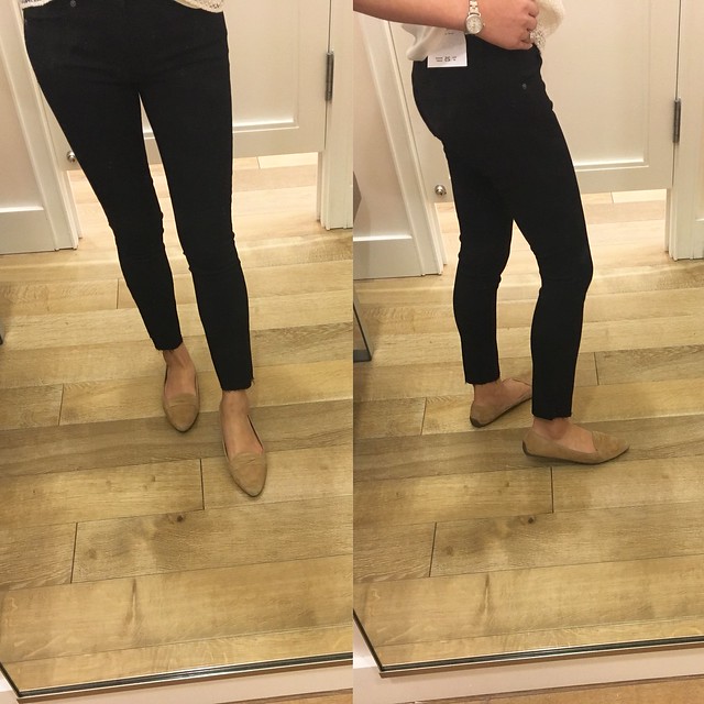  LOFT Modern Skinny Jeans in black, size 25/0P