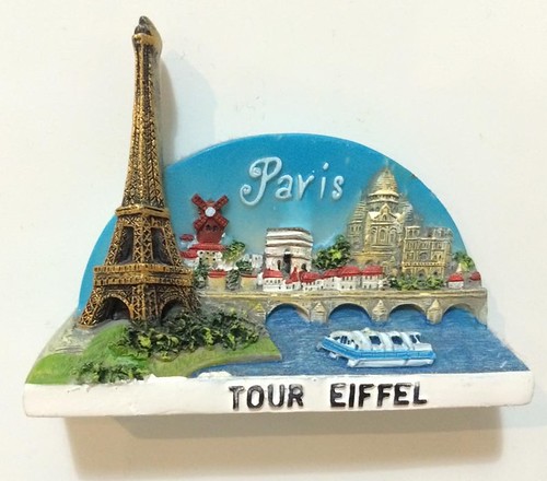 Paris fridge magnet